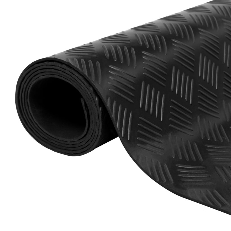vidaXL Gummimatte Anti-Rutsch 2 x 1 m Riffelblech-Design vidaXL Gummimatte Anti-Rutsch 2 x 1 m Riffelblech-Design