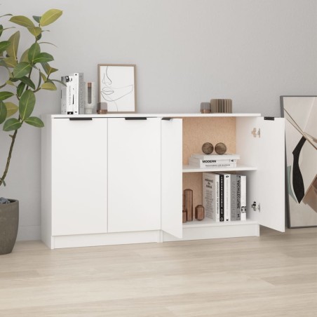 vidaXL Sideboards 2 Stk. Weiß 60x30x70 cm Holzwerkstoff