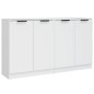 vidaXL Sideboards 2 Stk. Weiß 60x30x70 cm Holzwerkstoff vidaXL Sideboards 2 Stk. Weiß 60x30x70 cm Holzwerkstoff