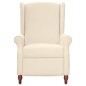 vidaXL Ruhesessel Creme Stoff vidaXL Ruhesessel Creme Stoff