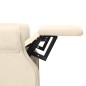 vidaXL Ruhesessel Creme Stoff vidaXL Ruhesessel Creme Stoff