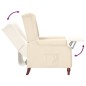 vidaXL Ruhesessel Creme Stoff vidaXL Ruhesessel Creme Stoff
