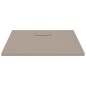 vidaXL Duschwanne SMC Braun 80x80 cm vidaXL Duschwanne SMC Braun 80x80 cm