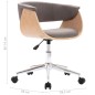 Drehbare Esszimmerstühle 6 Stk. Taupe Stoff Drehbare Esszimmerstühle 6 Stk. Taupe Stoff