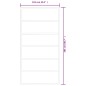 vidaXL Schiebetür mit Beschlag ESG-Glas & Aluminium 102x205 cm vidaXL Schiebetür mit Beschlag ESG-Glas & Aluminium 102x205 cm