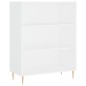 vidaXL Highboard Weiß 69,5x34x180 cm Holzwerkstoff vidaXL Highboard Weiß 69,5x34x180 cm Holzwerkstoff