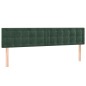 vidaXL Boxspringbett mit Matratze Dunkelgrün 160x200 cm Samt vidaXL Boxspringbett mit Matratze Dunkelgrün 160x200 cm Samt