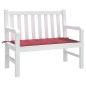 vidaXL Gartenbank-Auflage Weinrot 120x50x3 cm Oxford-Gewebe vidaXL Gartenbank-Auflage Weinrot 120x50x3 cm Oxford-Gewebe