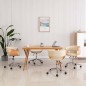 Drehbare Esszimmerstühle 4 Stk. Creme Kunstleder Drehbare Esszimmerstühle 4 Stk. Creme Kunstleder