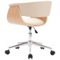Drehbare Esszimmerstühle 4 Stk. Creme Kunstleder Drehbare Esszimmerstühle 4 Stk. Creme Kunstleder