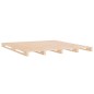vidaXL Palettenbett 200x200 cm Massivholz Kiefer vidaXL Palettenbett 200x200 cm Massivholz Kiefer