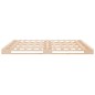 vidaXL Palettenbett 200x200 cm Massivholz Kiefer vidaXL Palettenbett 200x200 cm Massivholz Kiefer