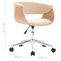 Drehbare Esszimmerstühle 4 Stk. Creme Kunstleder Drehbare Esszimmerstühle 4 Stk. Creme Kunstleder
