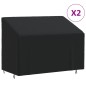 vidaXL Abdeckungen für 2-Sitzer-Bank 2 Stk. 134x70x65/94cm 420D Oxford vidaXL Abdeckungen für 2-Sitzer-Bank 2 Stk. 134x70x65/94cm 420D Oxford