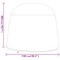 vidaXL Abdeckungen Doppel-Hängesessel 2 Stk. Ø 230x200cm 420D Oxford vidaXL Abdeckungen Doppel-Hängesessel 2 Stk. Ø 230x200cm 420D Oxford