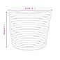vidaXL Aufbewahrungskörbe 2 Stk. Braun und Weiß Ø24x18 cm Baumwolle vidaXL Aufbewahrungskörbe 2 Stk. Braun und Weiß Ø24x18 cm Baumwolle