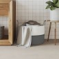 vidaXL Aufbewahrungskorb Grau und Weiß Ø51x33 cm Baumwolle vidaXL Aufbewahrungskorb Grau und Weiß Ø51x33 cm Baumwolle