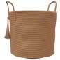 vidaXL Aufbewahrungskorb Braun Ø40x35 cm Baumwolle vidaXL Aufbewahrungskorb Braun Ø40x35 cm Baumwolle