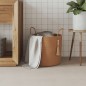 vidaXL Aufbewahrungskorb Braun Ø40x35 cm Baumwolle vidaXL Aufbewahrungskorb Braun Ø40x35 cm Baumwolle