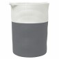 vidaXL Aufbewahrungskorb Grau und Weiß Ø49x65 cm Baumwolle vidaXL Aufbewahrungskorb Grau und Weiß Ø49x65 cm Baumwolle