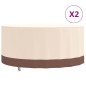 vidaXL Gartenmöbel-Abdeckungen 2 Stk. Ø 183x71 cm 600D Oxford-Gewebe vidaXL Gartenmöbel-Abdeckungen 2 Stk. Ø 183x71 cm 600D Oxford-Gewebe