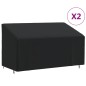vidaXL Abdeckungen für 3-Sitzer-Bank 2 Stk. 175x85x68/94cm 420D Oxford vidaXL Abdeckungen für 3-Sitzer-Bank 2 Stk. 175x85x68/94cm 420D Oxford