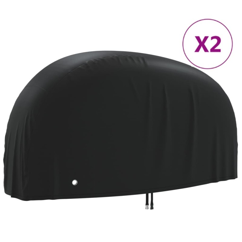 vidaXL Fahrrad-Abdeckungen 2 Stk. 200x85x110 cm 190T Oxford-Gewebe vidaXL Fahrrad-Abdeckungen 2 Stk. 200x85x110 cm 190T Oxford-Gewebe