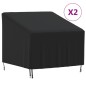 vidaXL Abdeckungen für Gartensessel 2 Stk. 90x90x50/75 cm 420D Oxford vidaXL Abdeckungen für Gartensessel 2 Stk. 90x90x50/75 cm 420D Oxford
