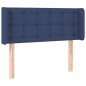 vidaXL LED Kopfteil Blau 103x16x78/88 cm Stoff vidaXL LED Kopfteil Blau 103x16x78/88 cm Stoff