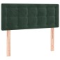 vidaXL Boxspringbett mit Matratze Dunkelgrün 100x200 cm Samt vidaXL Boxspringbett mit Matratze Dunkelgrün 100x200 cm Samt
