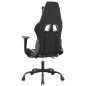 vidaXL Gaming-Stuhl mit Fußstütze Schwarz und Weiß Kunstleder vidaXL Gaming-Stuhl mit Fußstütze Schwarz und Weiß Kunstleder