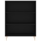 Highboard Schwarz 69,5x34x180 cm Holzwerkstoff Highboard Schwarz 69,5x34x180 cm Holzwerkstoff