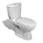 Toilette mit Spülkasten Weiß Toilette mit Spülkasten Weiß