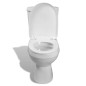 Toilette mit Spülkasten Weiß Toilette mit Spülkasten Weiß
