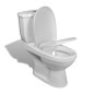 Toilette mit Spülkasten Weiß Toilette mit Spülkasten Weiß