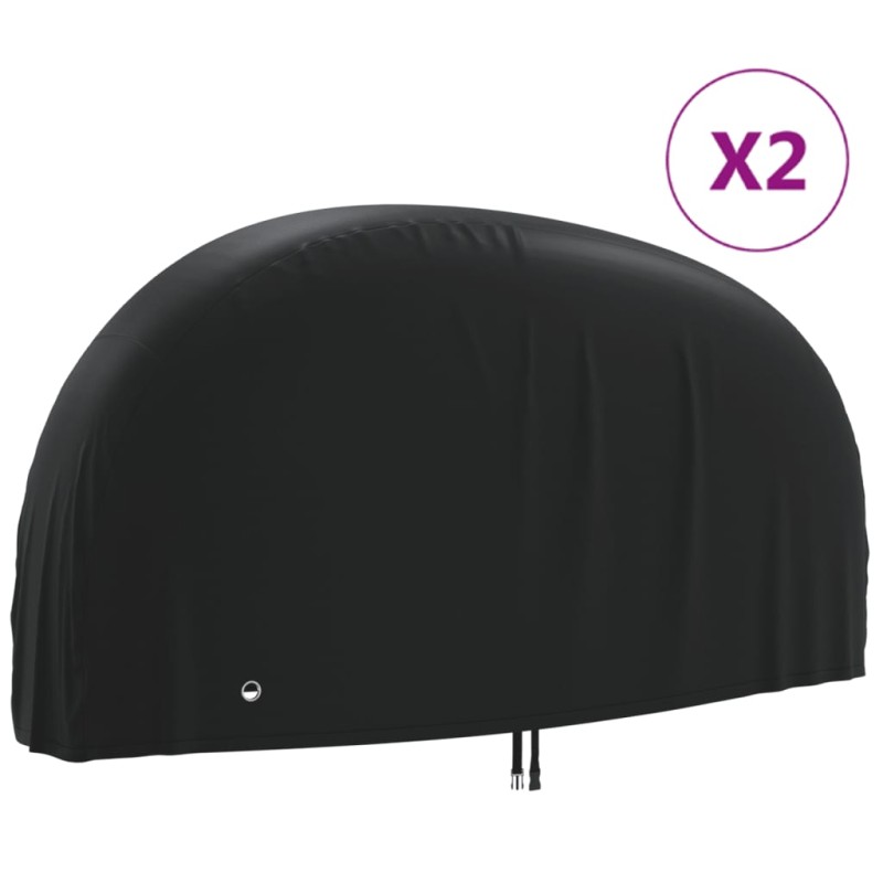 vidaXL Fahrrad-Abdeckungen 2 Stk. 200x70x110 cm 190T Oxford-Gewebe vidaXL Fahrrad-Abdeckungen 2 Stk. 200x70x110 cm 190T Oxford-Gewebe