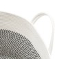 vidaXL Aufbewahrungskorb Grau und Weiß Ø51x33 cm Baumwolle vidaXL Aufbewahrungskorb Grau und Weiß Ø51x33 cm Baumwolle