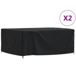 vidaXL Gartenmöbel-Abdeckungen 2 Stk. 200x165x80 cm 420D Oxford-Gewebe