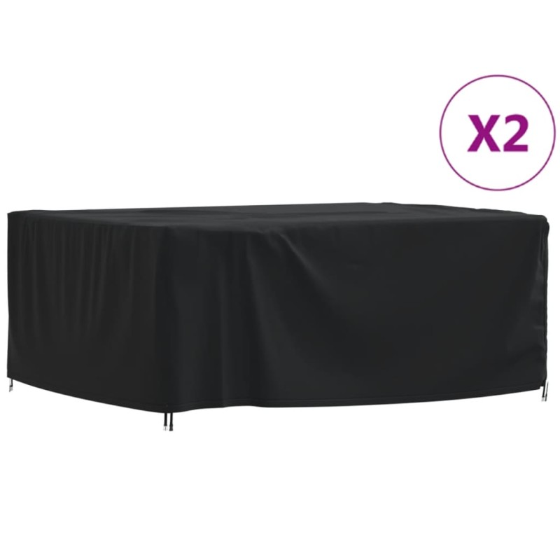 vidaXL Gartenmöbel-Abdeckungen 2 Stk. 200x165x80 cm 420D Oxford-Gewebe vidaXL Gartenmöbel-Abdeckungen 2 Stk. 200x165x80 cm 420D Oxford-Gewebe