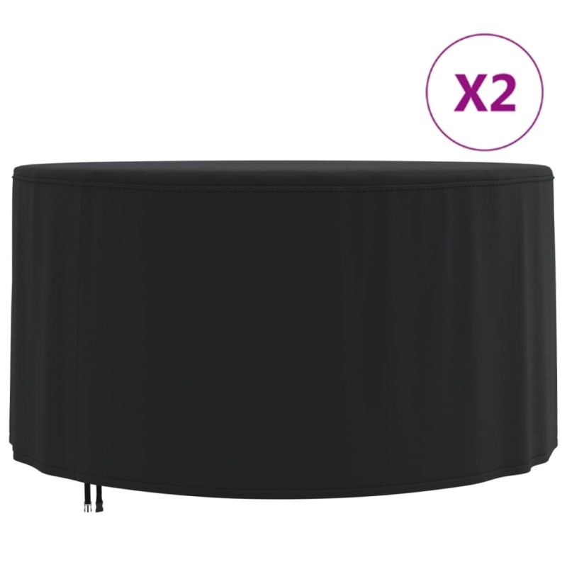 vidaXL Gartenmöbel-Abdeckungen 2 Stk. Ø 157x71 cm 420D Oxford-Gewebe vidaXL Gartenmöbel-Abdeckungen 2 Stk. Ø 157x71 cm 420D Oxford-Gewebe