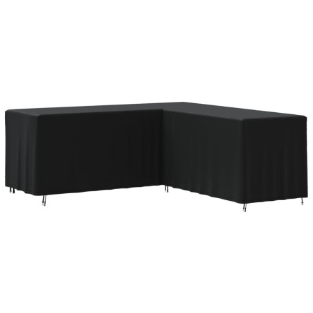 vidaXL Gartensofa-Abdeckungen 2 Stk. L-Form 254x254x86 cm 420D Oxford