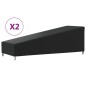 vidaXL Sonnenliegen-Abdeckungen 2 Stk. 203x81x25/63 cm 420D Oxford vidaXL Sonnenliegen-Abdeckungen 2 Stk. 203x81x25/63 cm 420D Oxford