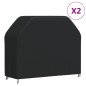 vidaXL Grillabdeckungen 2 Stk. 140x58x106 cm 420D Oxford-Gewebe vidaXL Grillabdeckungen 2 Stk. 140x58x106 cm 420D Oxford-Gewebe