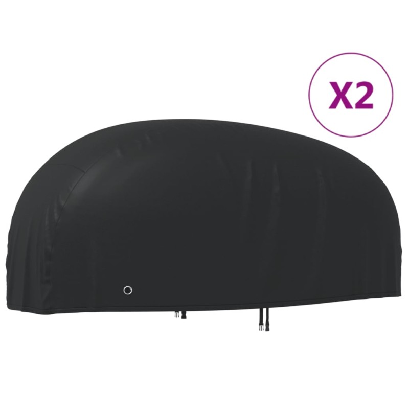 vidaXL Motorrad-Abdeckungen 2 Stk. 265x105x125 cm 210D Oxford-Gewebe vidaXL Motorrad-Abdeckungen 2 Stk. 265x105x125 cm 210D Oxford-Gewebe
