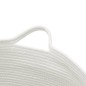 vidaXL Wäschekorb Beige und Weiß Ø55x36 cm Baumwolle vidaXL Wäschekorb Beige und Weiß Ø55x36 cm Baumwolle