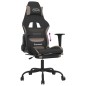 vidaXL Gaming-Stuhl mit Fußstütze Schwarz und Taupe Stoff vidaXL Gaming-Stuhl mit Fußstütze Schwarz und Taupe Stoff