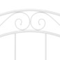 vidaXL Bett Weiß Metall 100x200 cm vidaXL Bett Weiß Metall 100x200 cm