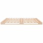 vidaXL Palettenbett 135x190 cm Massivholz Kiefer vidaXL Palettenbett 135x190 cm Massivholz Kiefer