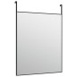vidaXL Türspiegel Schwarz 50x60 cm Glas und Aluminium vidaXL Türspiegel Schwarz 50x60 cm Glas und Aluminium