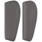 vidaXL Kopfteil mit Ohren Grau 103x23x78/88 cm Kunstleder
